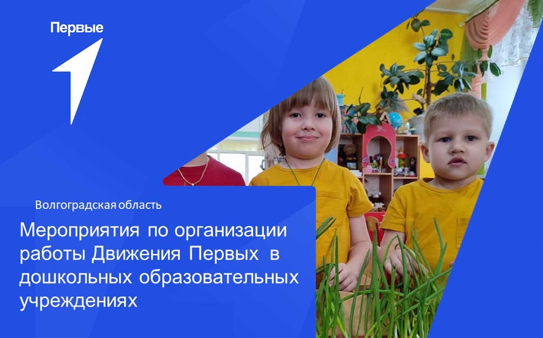 Мероприятия по организации работы Движения Первых в дошкольных образовательных учреждениях. Волгоградская область